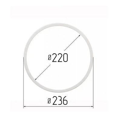 Протекторное термокольцо Optimplast Profi  ⌀ 220 мм. , Прозрачный, 220 мм.