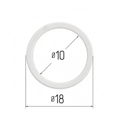 Протекторное термокольцо Optimplast Profi  ⌀ 10 мм. , Прозрачный, 10 мм.