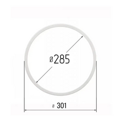 Протекторное термокольцо Optimplast Profi  ⌀ 285 мм. , Прозрачный, 285 мм.