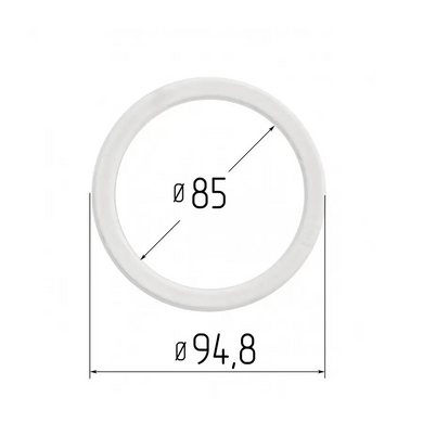 Протекторное термокольцо Optimplast Profi  ⌀ 85 мм. , Прозрачный, 85 мм.