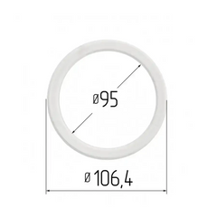 Протекторне термокільце Optimplast Profi  ⌀ 95 мм. , Прозорий, 95 мм.