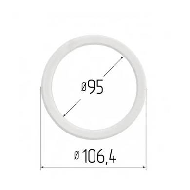 Протекторное термокольцо Optimplast Profi  ⌀ 95 мм. , Прозрачный, 95 мм.
