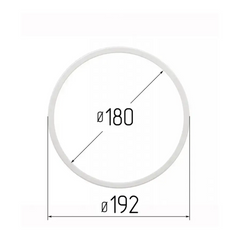 Протекторное термокольцо Optimplast Profi  ⌀ 180 мм. , Прозрачный, 180 мм.
